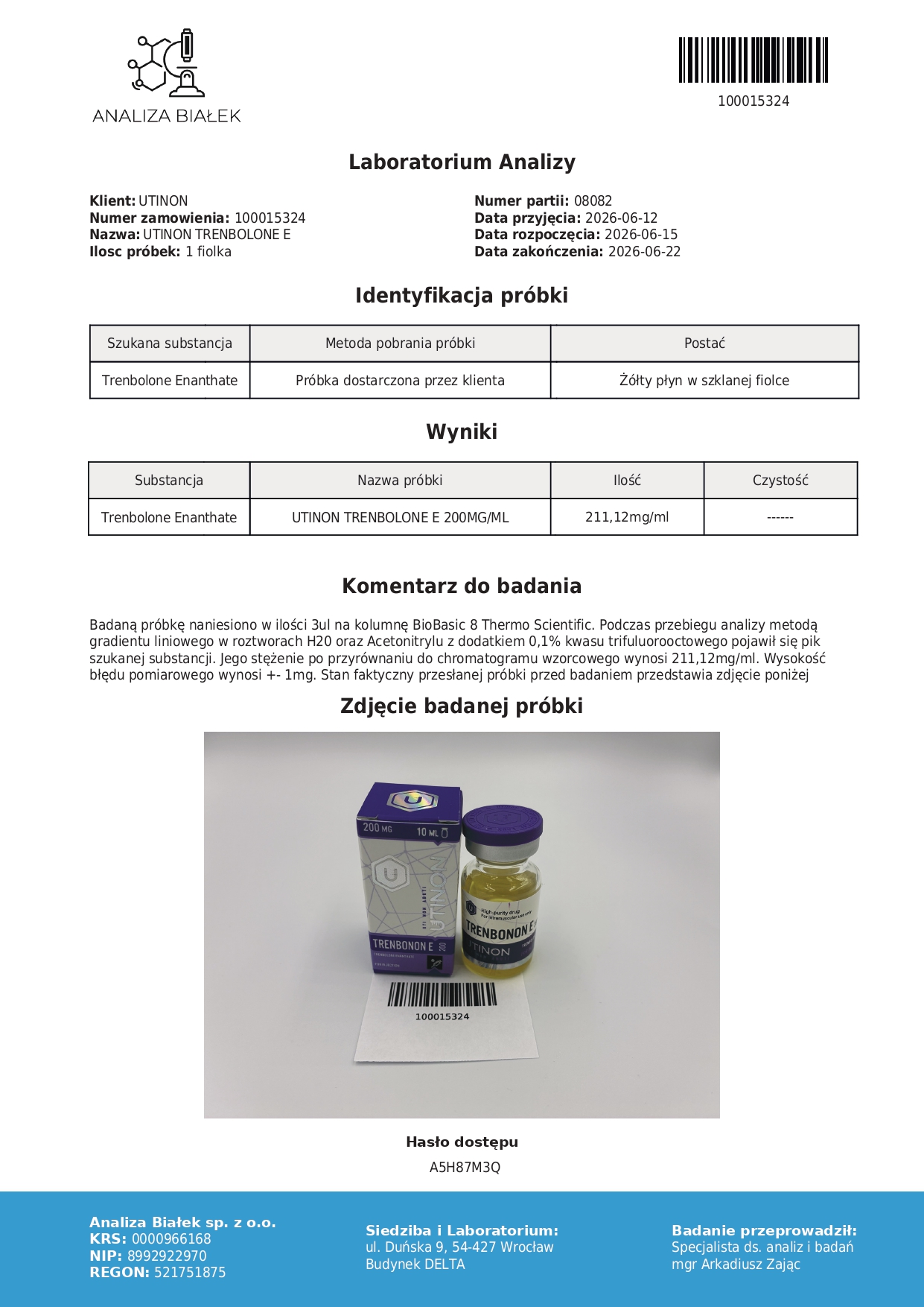 Trenbonon E - Trenbolone Enanthate 200 mg - 10 ml - immagine 4