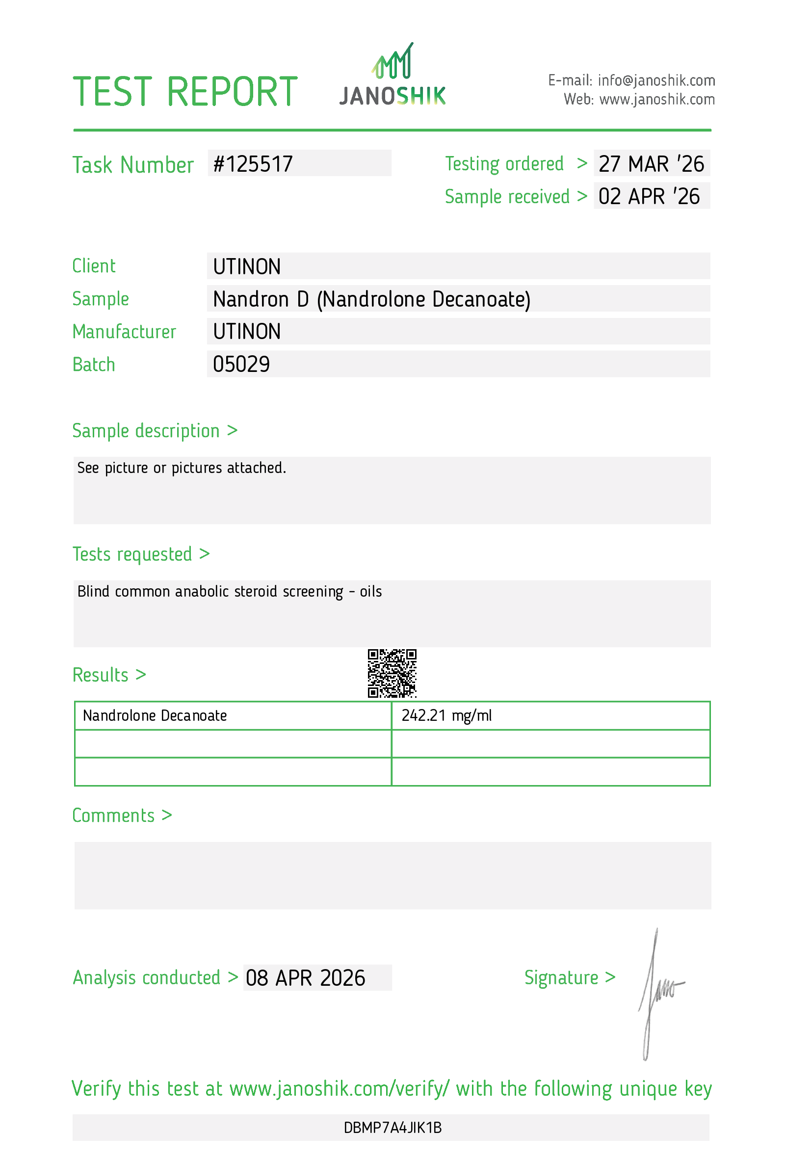 Nandron D - Nandrolone Decanoate 250 mg - 10 ml - immagine 4