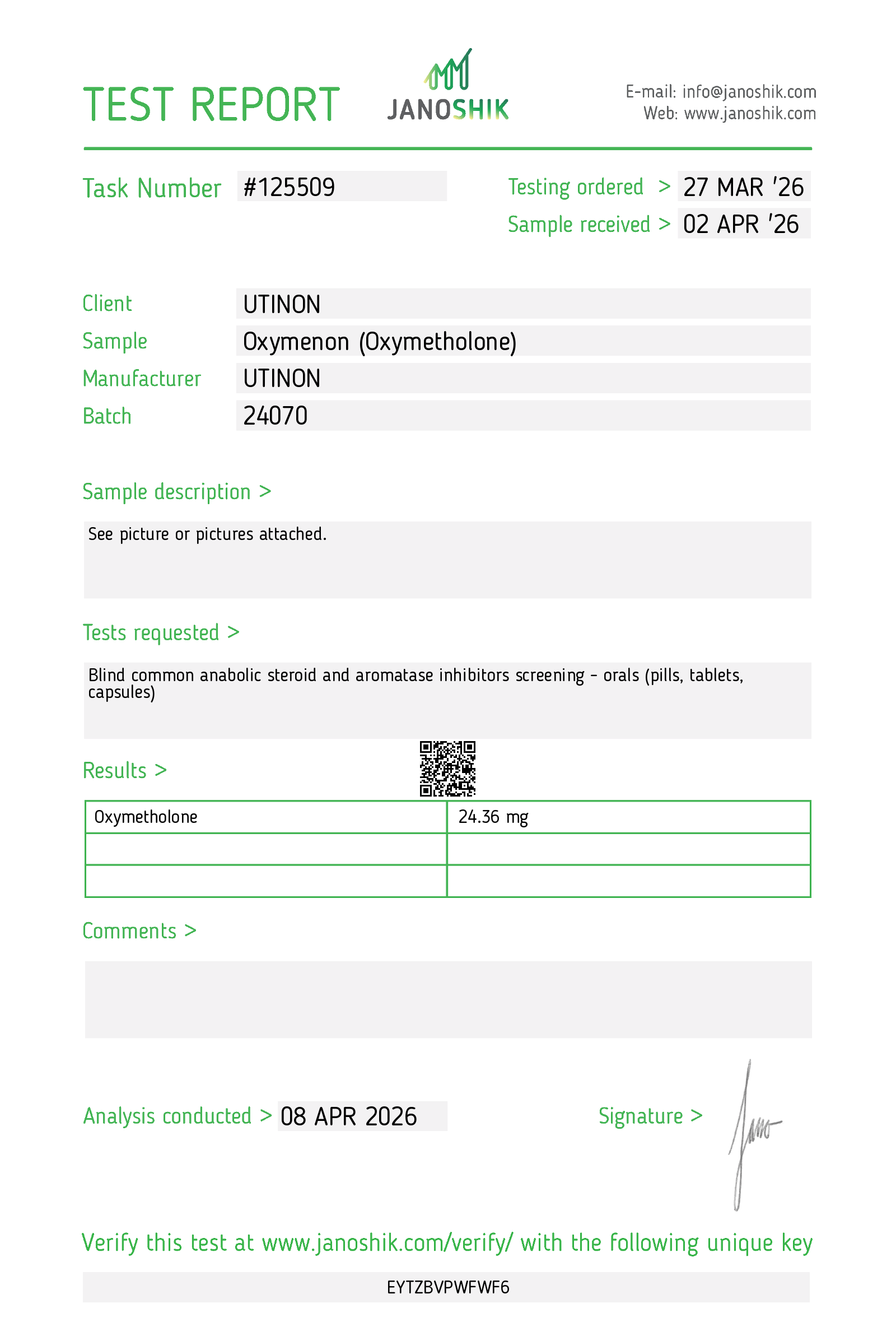 Oxymenon - Oxymetholone 25 mg - 100 tab - immagine 4